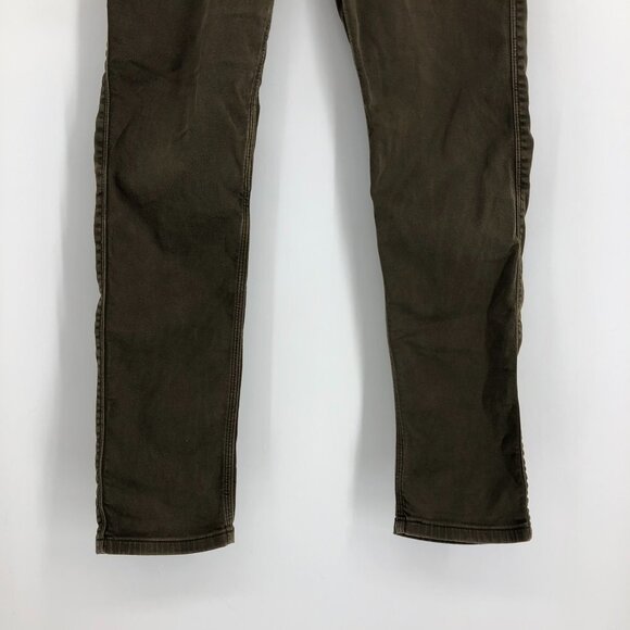 DU/ER Army Green No Sweat Relaxed Taper Pants Strechy Comfortable 27x30 - Picture 8 of 16